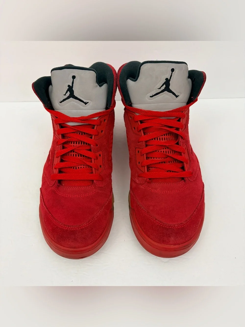 Jordan Retro 5 V Red Suede Mens 11